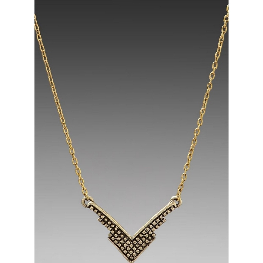 VANESSA MOONEY // ltd ed fortune's fool pendant necklace in brass